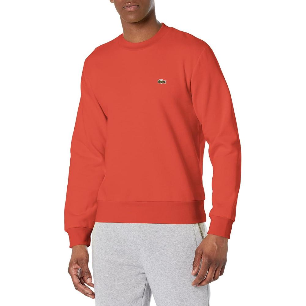 imageLacoste Mens Organic Brushed Cotton SweatshirtWatermelon
