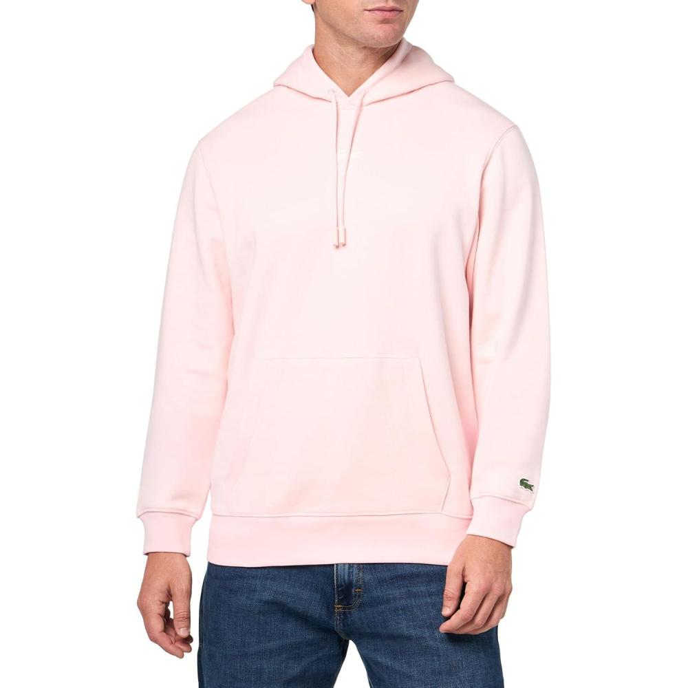 imageLacoste mens Printed HoodieFlamingo Pink