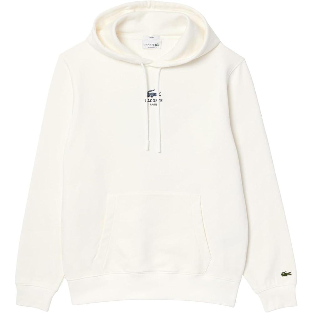 imageLacoste mens Printed HoodieWhite
