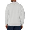 imageLacoste Mens Classic Fit Chest Croc Crew Neck SweatshirtSilver Chine