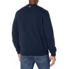 imageLacoste Mens Core Collection Classic Fit Branding Crew Neck SweatshirtMarine