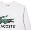 imageLacoste Mens Fleece Crew Neck SweatshirtWhite