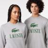 imageLacoste Mens Large Croc Graphic Crew Neck SweatshirtGrey