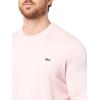 imageLacoste Mens Long Sleeve Crew Neck Regular Fit SweaterFlamingo