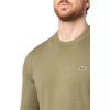 imageLacoste Mens Long Sleeve Crew Neck Regular Fit SweaterOlive
