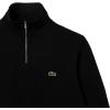 imageLacoste Mens Long Sleeve Quarter Zip Cotton SweatshirtBlack