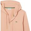 imageLacoste Mens NonBrushed Fleece Half Zip HoodieLatte