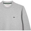 imageLacoste Mens Organic Brushed Cotton SweatshirtArgent Chine