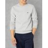 imageLacoste Mens Organic Brushed Cotton SweatshirtArgent Chine