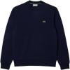 imageLacoste Mens Organic Brushed Cotton SweatshirtNavy Blue