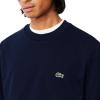 imageLacoste Mens Organic Brushed Cotton SweatshirtNavy Blue