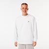 imageLacoste Mens Organic Brushed Cotton SweatshirtWhite