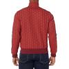 imageLacoste Mens Paris Monogram Zip Up SweatshirtPinotRed
