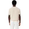 imageLacoste Mens Short Sleeve Classic Fit Crew Neck SweaterOff White  Green   Light Blue