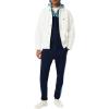 imageLacoste mens Classic Fit Colorblock Zip SweatshirtNavy Blue  Dark Blue   Light Blue
