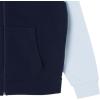 imageLacoste mens Classic Fit Colorblock Zip SweatshirtNavy Blue  Dark Blue   Light Blue