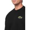 imageLacoste mens Loose Fit Badge SweatshirtBlack