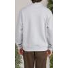 imageLacoste mens Mens Long Sleeve Quarter Zip Cotton SweatshirtSilver Chine