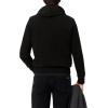 imageLacoste mens Mens Long Sleeve Solid Pop Over SweaterSweatshirtBlack