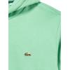 imageLacoste mens Mens Long Sleeve Solid Pop Over SweaterSweatshirtLiamone Green