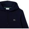 imageLacoste mens Mens Long Sleeve Solid Pop Over SweaterSweatshirtNavy Blue