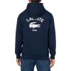imageLacoste mens Printed HoodieNavy Blue