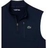 imageLacoste mens Sport Quarter Zip Layering Golf VestNavy Blue