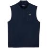 imageLacoste mens Sport Quarter Zip Layering Golf VestNavy Blue
