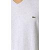 imageYellow Pima Cotton VNeck TShirt by LacosteSilverGrey Chine