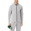 imageLacoste Mens Breathable Sport Track JacketSilver ChineElephant Grey