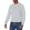 imageLacoste Mens Core Collection Classic Fit Branding Crew Neck SweatshirtArgent Chine