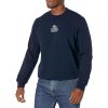 imageLacoste Mens Core Collection Classic Fit Branding Crew Neck SweatshirtMarine