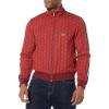 imageLacoste Mens Paris Monogram Zip Up SweatshirtPinotRed