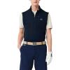 imageLacoste mens Sport Quarter Zip Layering Golf VestNavy Blue
