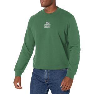 imageLacoste Mens Core Collection Classic Fit Branding Crew Neck SweatshirtVert