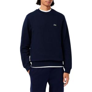 imageLacoste Mens Organic Brushed Cotton SweatshirtNavy Blue