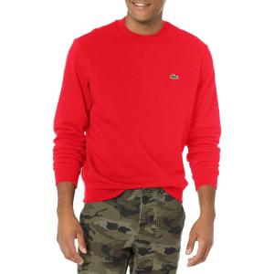 imageLacoste Mens Organic Brushed Cotton SweatshirtRouge