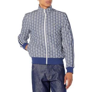 imageLacoste Mens Paris Monogram Zip Up SweatshirtMethyleneFlour