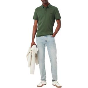 imageLacoste Mens Slim Fit Stretch Cotton Denim JeansWashed Bleach