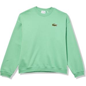 imageLacoste mens Loose Fit Badge SweatshirtLiamone Green