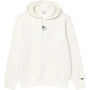 imageLacoste mens Printed HoodieWhite