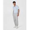 imageLacoste Mens Solid Fleece Jogger SweatpantsArgent Chine