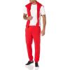 imageLacoste Mens Solid Fleece Jogger SweatpantsRed