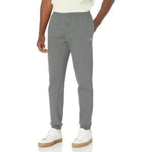 imageLacoste Mens Solid Fleece Jogger SweatpantsEclipse Jaspe