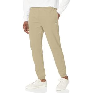 imageLacoste Mens Solid Fleece Jogger SweatpantsLion