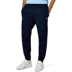 imageLacoste Mens Solid Fleece Jogger SweatpantsMarine