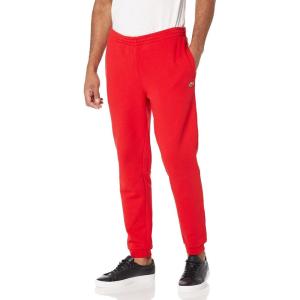 imageLacoste Mens Solid Fleece Jogger SweatpantsRed