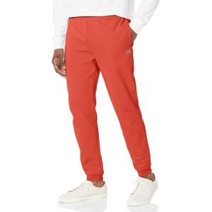 imageLacoste Mens Solid Fleece Jogger SweatpantsWatermelon