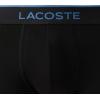 imageLacoste Mens Cotton Stretch Essentials Trunks 3Pack Amazon ExclusivesBlackVaporousOliveSesame