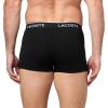 imageLacoste Mens Cotton Stretch Essentials Trunks 5Pack Amazon ExclusivesBlackGraphiteGreenKingdomNavy Blue
